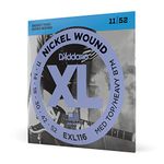 D'Addario EXL116 Nickel Wound Electric Guitar Strings - Medium Top/Heavy Bottom 11-52