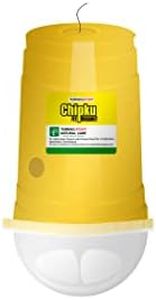 Chipku Fruit Fly Outdoor Eco Trap Without Lure Useful in Mango, Papaya, Sapota, Guava, Pomegranate, Sweet Fruit - Pack of 100 Yellow