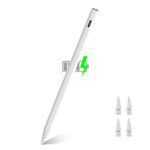 Stylus Pen for iPad Apple 2018-2023, 13 Mins Fully Charged, iPad Pencil Compatible with iPad/iPad Pro/iPad Air/iPad Mini, Palm Rejection, Magnetic, Sensitive