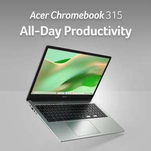 Acer Chromebook 315 Laptop, 8GB RAM, 128GB Storage – Silver