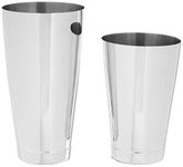 Barfly Weighted Cocktail Mixing Shaker Tin, Stainless Steel, Set 18 oz and 28 oz