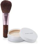 Sheer Cover Perfect Shade - Mineral Foundation Makeup Kit w Free Foundation Brush - Medium Shade - Foundation Powder Makeup and Mineral Makeup, Best Full Coverage Foundation 4 Grams