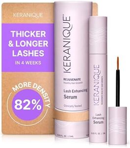 Keranique Lash Serum - Eyelash Growth Serum for Women with Thin & Brittle Eye Lashes - Intense Eyelash Serum for Growing Long Natural Eyelashes - Volumizing & Enhancing Anti-Aging Grow Boost Serum