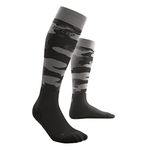 CEP Women's Running Compression Tall Socks 4.0 - Athletic Long Socks For Performance, Black/Grey - Camocloud, 3