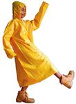 HALLUCINATION raincoat for kids boys girls unisex 100% waterproof yellow rain coat for school college 5-6 years