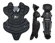 Jadekylin 14" Baseball Catcher Gear Youth age 9 to 12 (Black)