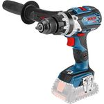Bosch Professional 18V System Cordless Combi Drill GSB 18V-110 C (max. torque of 110 Nm, incl. Aux. Handle, without battery/charger)