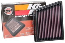 K&N Engine Air Filter: High Performance, Premium, Washable, Panel Filter: 2017-2020 (EcoSport, Fiesta ST, Fiesta VII, Tourneo Courier, Transit Courier, Transit Connect), 33-3117 , Red