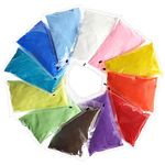 Bright Creations 12 Pack Coloured Sand for DIY Crafts, Art Supplies (5.5 kg in Total, 12 Colours)