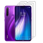 [Yhyenl] for Xiaomi Redmi Note 8 Tempered Glass Screen Protector 【3 Pieces】- 9H Hardness - Ultra Clear - Anti-Scratch - Anti-Bubble - Easy to Install