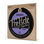 D'Addario EJ44 Pro-Arte Silverplated Wound Clear Nylon Classical Guitar Strings - Extra-Hard Tension