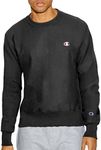 Champion Life Men's Reverse Weave Sweatshirt, Black, X-Large