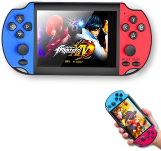 Drumstone {15 Years Warranty } Handheld Gaming Device, Built-in 5000+ (approx10K) Classic Games, 4.3 Inches DTS 5.1 Stereo Surround Sound Game Console, Rechargeable Suitable for Children and Adults