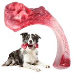 MASBRILL Dog Chew Toys for Aggressive Chewers, Beef Flavor Bones Dog Chew Toys Durable Tough Dog Chew for Large/Medium Dogs for Teeth Cleaning and Training …