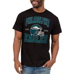 Junk Food Clothing x NFL - Team Helmet - Short Sleeve Fan Shirt for Men and Women - Officially Licensed NFL Apparel - Grey