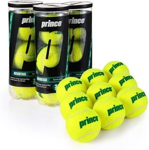 Prince - Can Pressurized Tennis Balls, High Visibility Tennis Balls for Consistent Bounce & Durable All Court Performance (3 Pack)