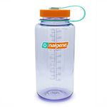 Nalgene Sustain Tritan BPA-Free Water Bottle Made with Material Derived From 50% Plastic Waste, 32 OZ, Wide Mouth, Amethyst