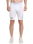 Invincible Men's Ghost Compression Shorts White Large