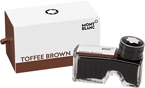 Montblanc Ink Bottle Toffee Brown 105188 – Premium-Quality Refill Ink in Chocolate Brown for Fountain Pens, Quills, and Calligraphy Pens – 60ml Inkwell