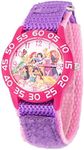 Disney Princess Kids' Plastic Time Teacher Analog Quartz Nylon Strap Watch