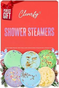Cleverfy Shower Steamers Aromatherapy – Stocking Stuffers for Teen Girls, Women and Wife – Christmas Gifts for Teens and Women – White Elephant Gifts for Adults – 6 Tablets