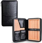 CIGARLOONG Cigar Humidor Leather Tr