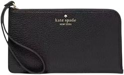 Kate Spade Wallet for Women Lucy Medium L Zip Wristlet (Black)