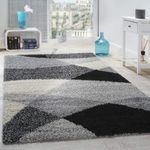 Carpet for Living Room Bed Room Meraz Carpet Microfiber Anti Skid Shag Rug Collection Size 3X5 Feet