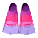 Azuunye Kids Swim Fins,Children Flippers Swimming Training Fins,100% Silicone Short Fins for Lap Diving Pool for Girls Boys XXS