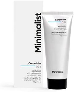 Minimalist 0.3% Ceramide Moisturizing Gel Cream For Barrier Repair, Oil-free Repairing Face Moisturizer For Oily Skin,50gm 1.6 Oz (pack of 1)