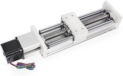 RATTMMOTOR ZBX100-500mm Stroke CNC Linear Stage Motion Actuator, Double Optical Axis X Y Z Axis Linear Slide Rail Aluminum Alloy Cross Sliding Table SBR16 Linear Rail Guide SFU1605 Ballscrew for CNC