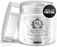 BELLE AME Premium Intimate Skin Brightening Cream - Skin Discoloration Reduction Cream for Uneven Skin Tone - Face, Body, Underarm, Knees, Elbows, Inner Thigh and Intimate Area - 2oz