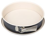 Zenker "Creme Noir Springform with 1 Base, Stainless Steel, Grey/Beige, 26 cm Diameter