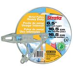 Strata Clothesline Pulley - 6.5'' Heavy Duty Metal, Rustproof Urban Grey for Outdoor Laundry Drying, Line Pulley for Clothes, Coats, Blankets, and More