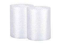 Bubble Cushioning Wrap Rolls 2-Pack,Easy to Tear Small Bubble Thicker & Durable for Packing Delivering & Moving Perforated every 12in 12 Inchx72 Feet Total (white),MR011902