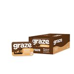 Graze Peanut Butter Protein Flapjacks oats bars snacks -9x50g- (Pack of 9)