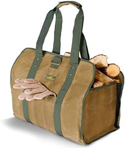 2-in-1 Firewood Carrier, Canvas Log Carrier for Firewood, Firewood Tote Carrier, Canvas Wood Carrier for Firewood, Log Carrying Bag Firewood Holder, Firewood Carriers with Handle, Log Carrier Tote