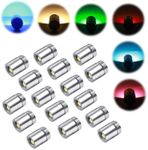 42 Pcs Miniature LED Lights for Dollhouse 7 Colors Mini Dollhouse lightingtiny,Small led Light for Handcraft,Small Tiny Decoration Lights,LED Party Lights for Balloons,Party Decoration (Colorful)