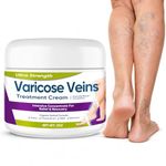 Varicose Veins Treatment for Legs - Varicose Veins Cream, Fast Absorbing Soothing Relief for Tired, Heavy & Aching Legs - Improve Appearance & Circulation