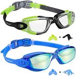 EverSport Kids Swim Goggles, Pack o