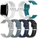 Bands Compatible with Letsfit IW1 EW1 Smart Watch Band 22MM Adjustable Quick Release Soft Silicone Waterproof Bands Replacement for Women Men(Not for IW1 Lite/ID205L/ID205S)