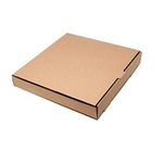 We Can Source It Ltd – 12” Plain Brown Pizza Boxes – Kraft Cardboard Pizza Boxes – For Takeaway, Storage, Serving, and Delivery – Food Safe, Disposable, and Biodegradable – 10 Pack