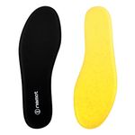 riemot Memory Foam Insoles for Men and Women,Replacement Shoe Inserts for Sports Shoes,Trainers,Sneakers,Work Boots and Walking Shoes,Comfort,Cushioning, Men Black UK 9