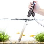 SEAOURA Aquarium Vacuum Gravel Cleaner Adjustable, Aquariums Siphon Fish Tank Cleaner, Manual Python Water Changer with Air Push Button, Fishtank Vacuums Cleaning Kit for Suck Manure Wash Sand