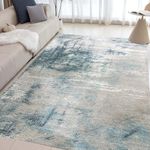 Urban Space 3D Digital Printed Luxury Chenille Carpet Rug for Living Room, Bedroom Super Soft Floor Rug with Anti Slip Backing, Modern Distressed Design (4ft x 6ft - ACR001)