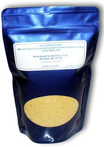 SZ Double Refined Candelilla Wax (Beeswax Substitute for Vegans) 1 Lb. For DIY cosmetics, Soaps, Candles or any Craft Projects.