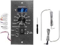 Digital Thermostat Kit for Traeger Control Panel Kit Parts Replacement, Upgrade Digital Thermometer Pro Controller Temperature Control Board for Traeger Pellet Grills, with Dual Meat Probes