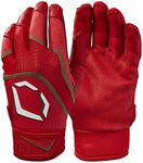 EvoShield Youth Khaos Batting Gloves - Scarlet