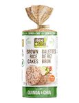 rice UP! eat smart, Brown Rice Cakes, Quinoa & Chia, 120g