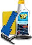 Cerama Bryte - Cooktop Cleaning Kit - Includes 10 oz. Bottle of Cerama Bryte Cooktop Cleaner, 1 Cleaning Pad and 1 Scraper